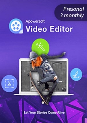 Apowersoft Video Eidtor - Personal Edition (3 Monthly)